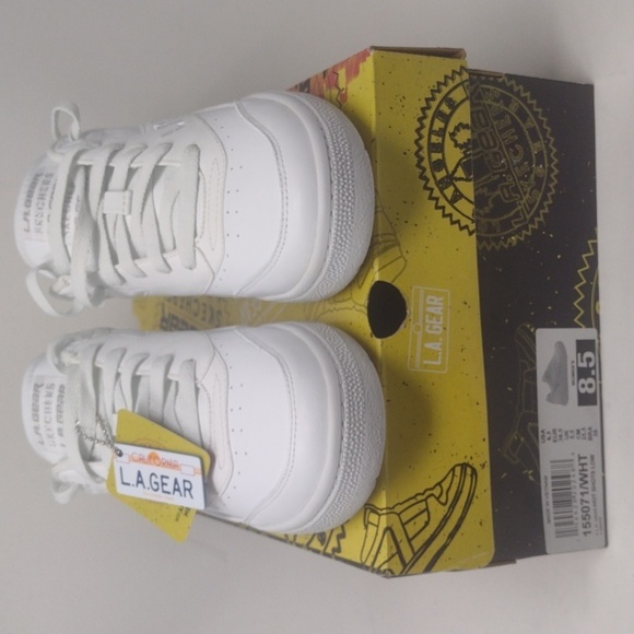 Skechers L.A. Gear Women's Hot Shots Low Sneakers - Picture 4 of 16